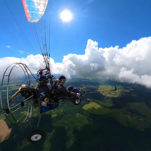 Полет на паратрайке