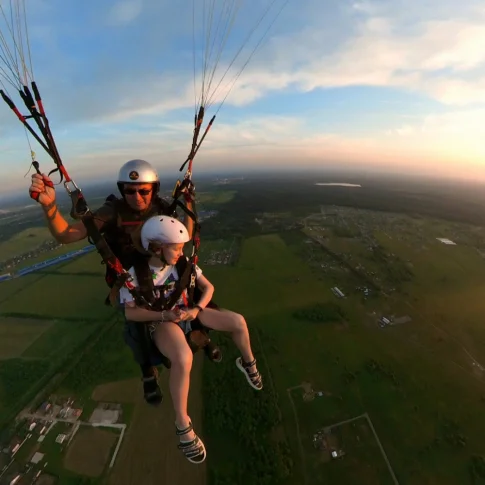 Полет на параплане