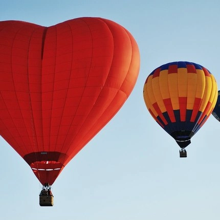 Романтический полет на воздушном шаре «Сердце»