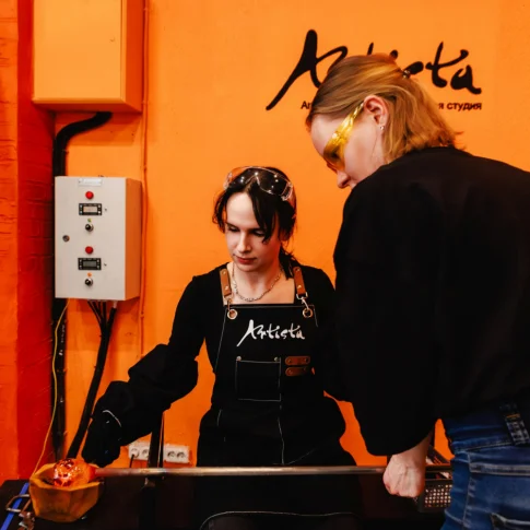 Мастер-класс фьюзинг «Блюдо для сервировки»