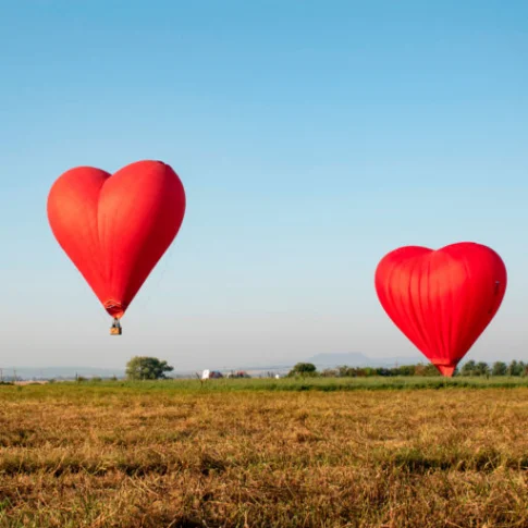 Романтический полет на воздушном шаре