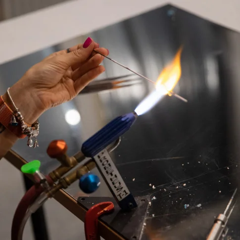 Мастер-класс по созданию украшений из стекла (лэмпворк) «Браслет и Серьги»